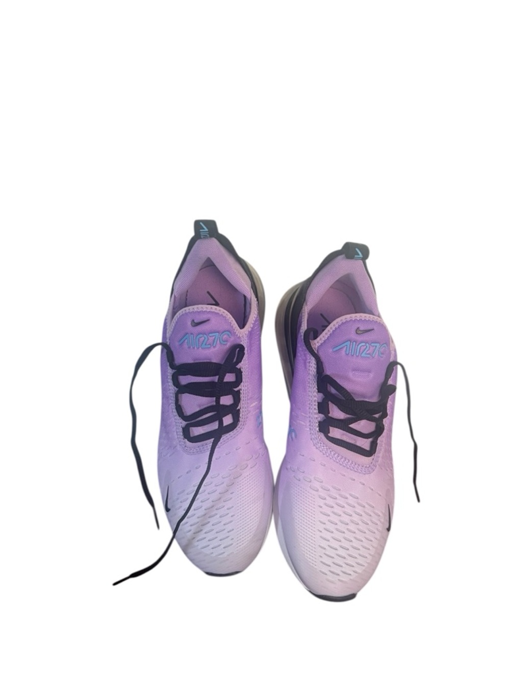 Women’s Athletic Sneakers in Lavender and Black - Picture 2 of 3